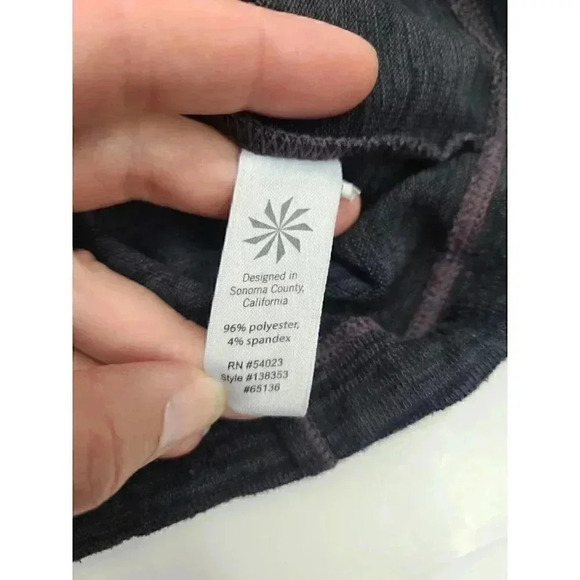 Athleta Pullover Hoodie Sweatshirt Women's Size Small Grey Cinch Waist - Picture 5 of 6